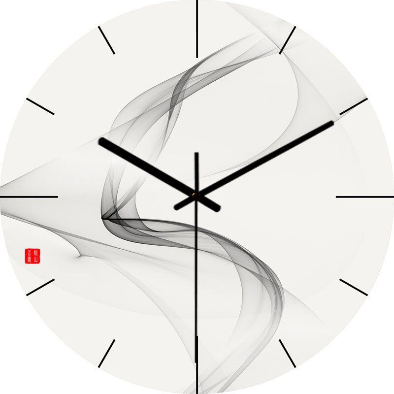 Modern Slim Large Wall Clock