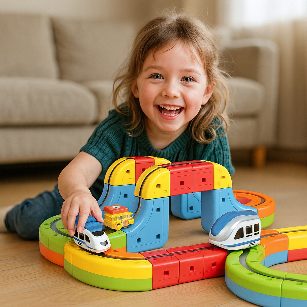 Fun Kids Magnetic Train Track Toy