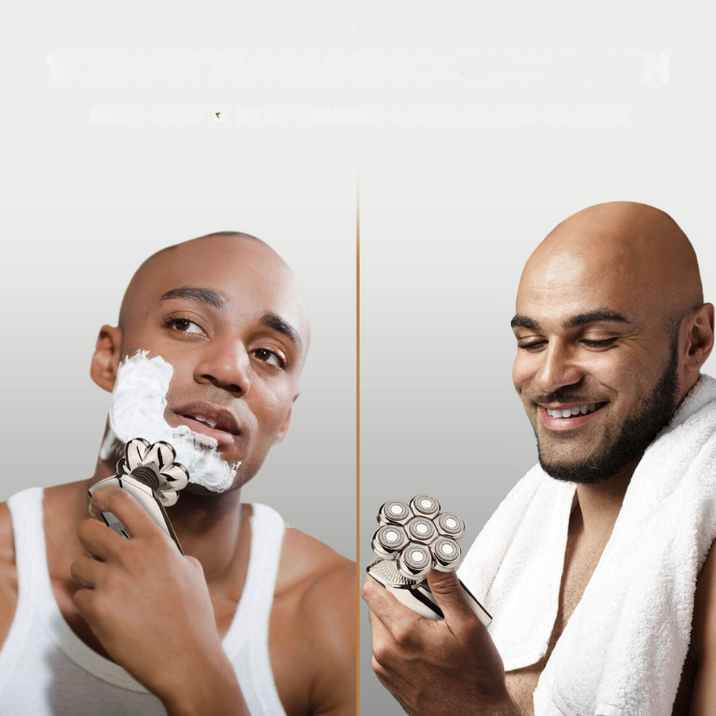 Close Shave Pro - Deluxe Electric Head Razor with Spare Blade