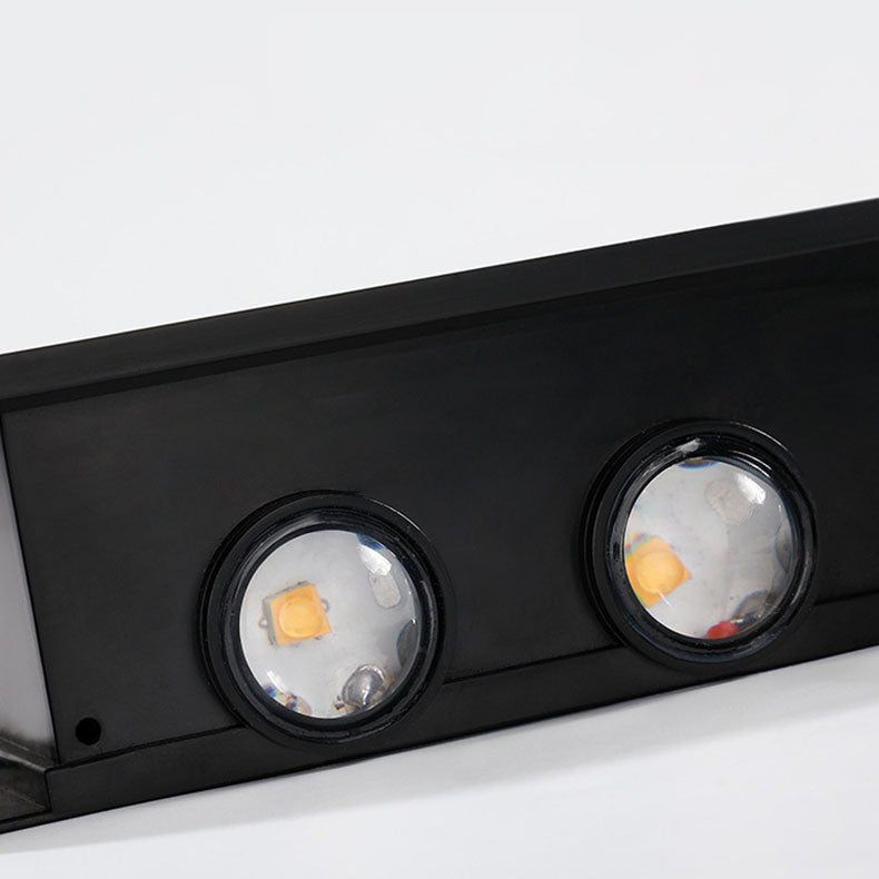 Outdoor Solar LED Wall Light Waterproof Rectangle Lamp