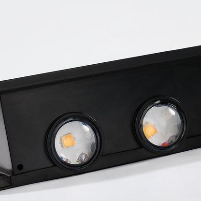 Outdoor Solar LED Wall Light Waterproof Rectangle Lamp