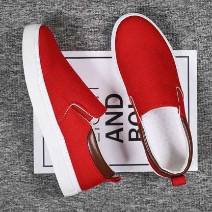 Casual Canvas Mens Slip On Shoes