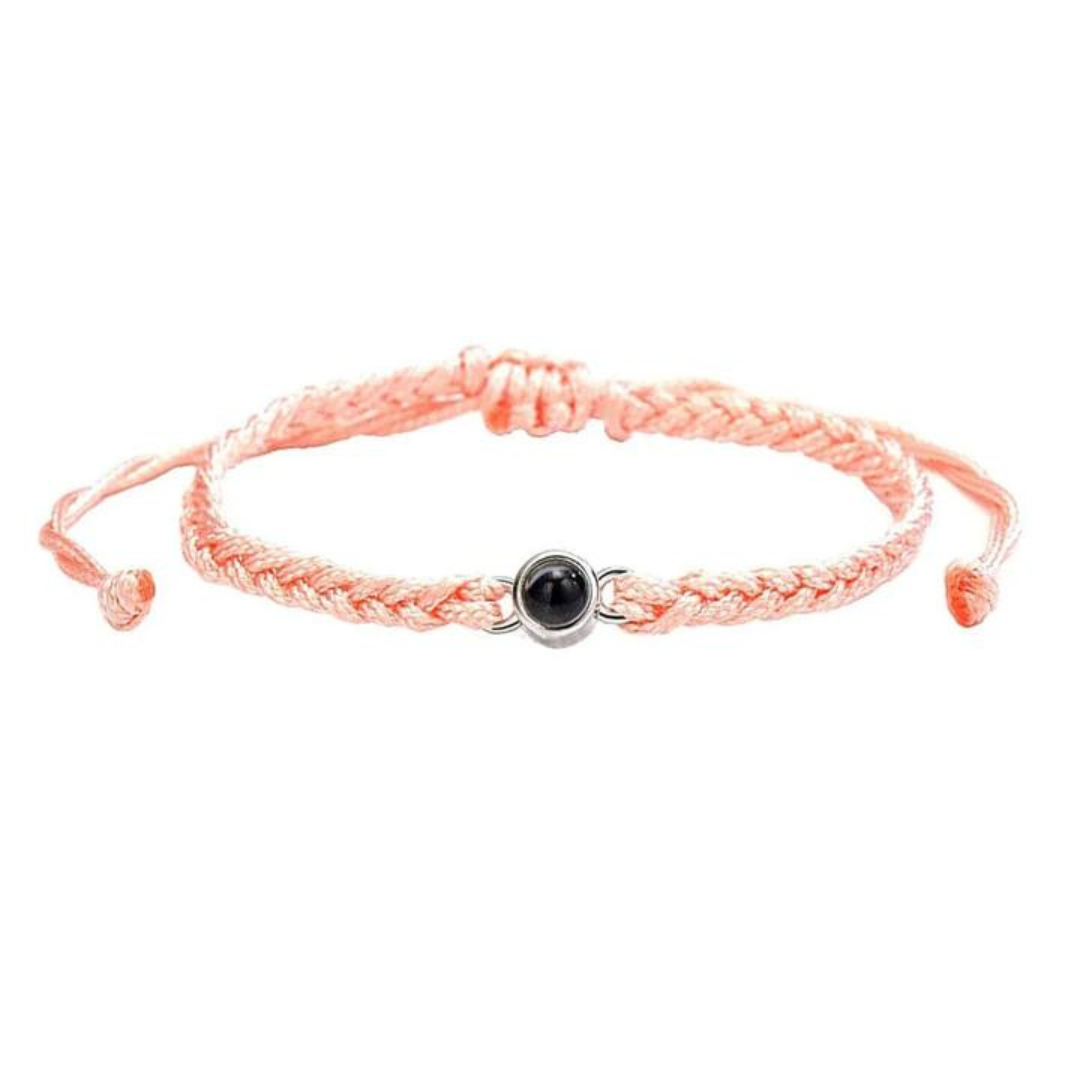 Custom Photo Charm Bangle Bracelet