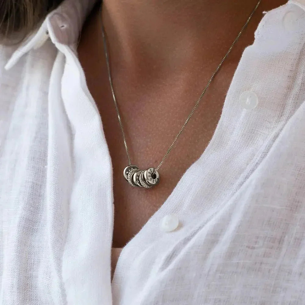 Customizable 18k Gold Diamond Bar Necklace