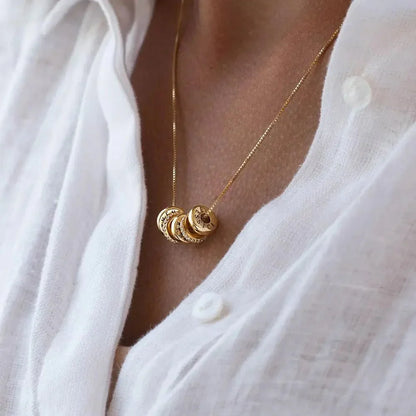 Customizable 18k Gold Diamond Bar Necklace