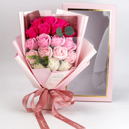 Lovely Rose Petal Soap Gift Set for Her
