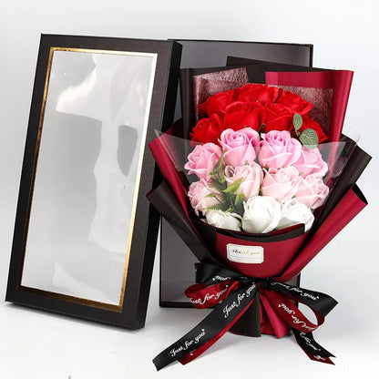 Lovely Rose Petal Soap Gift Set for Her