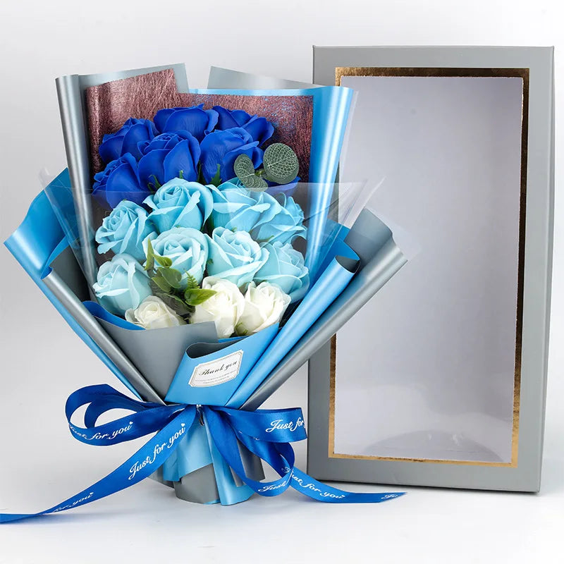 Lovely Rose Petal Soap Gift Set for Her