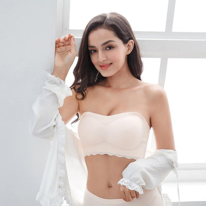 Plus Size Seamless Strapless Boost Bra