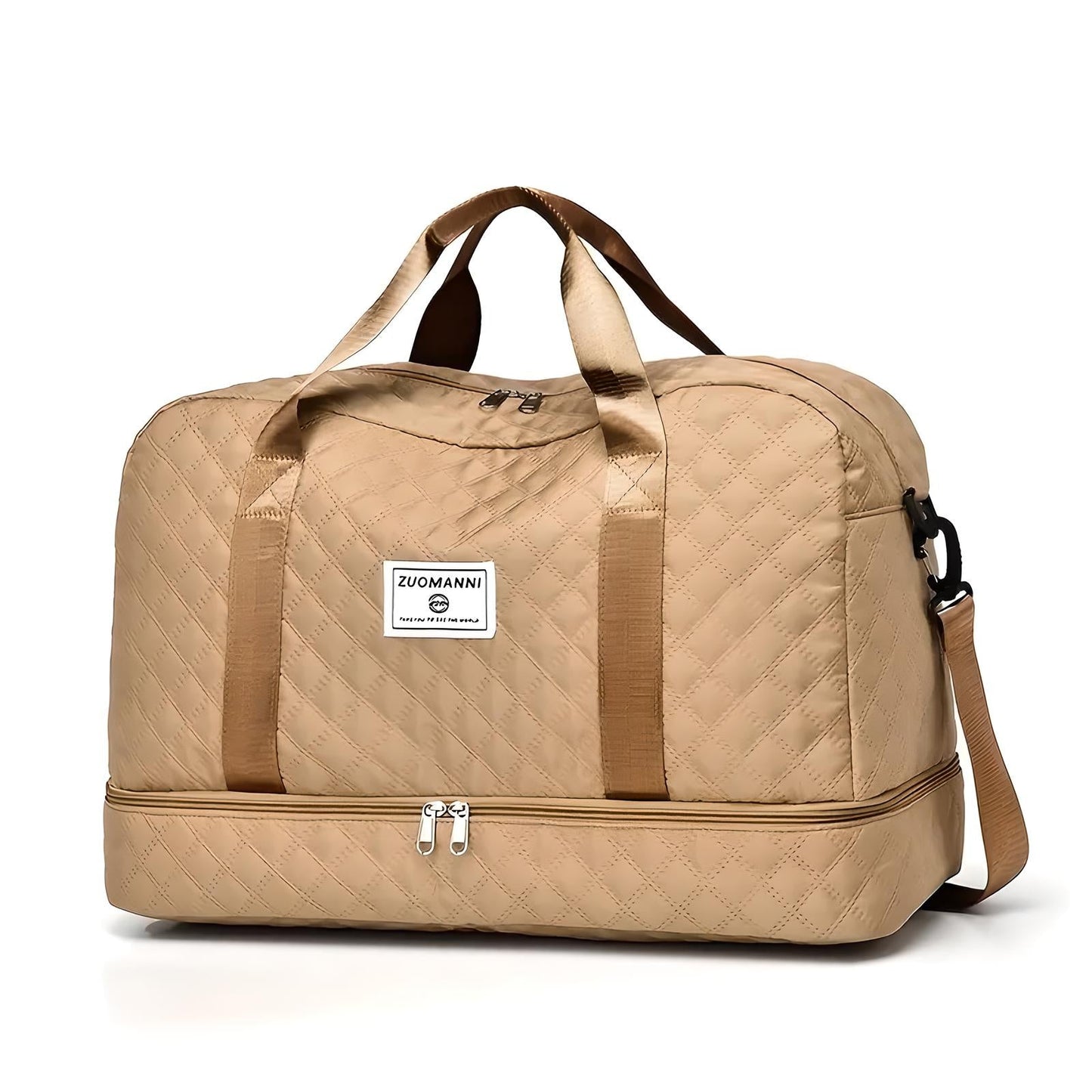 Large Water-Resistant Gym Duffle Bag