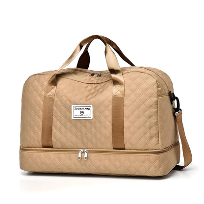 Large Water-Resistant Gym Duffle Bag
