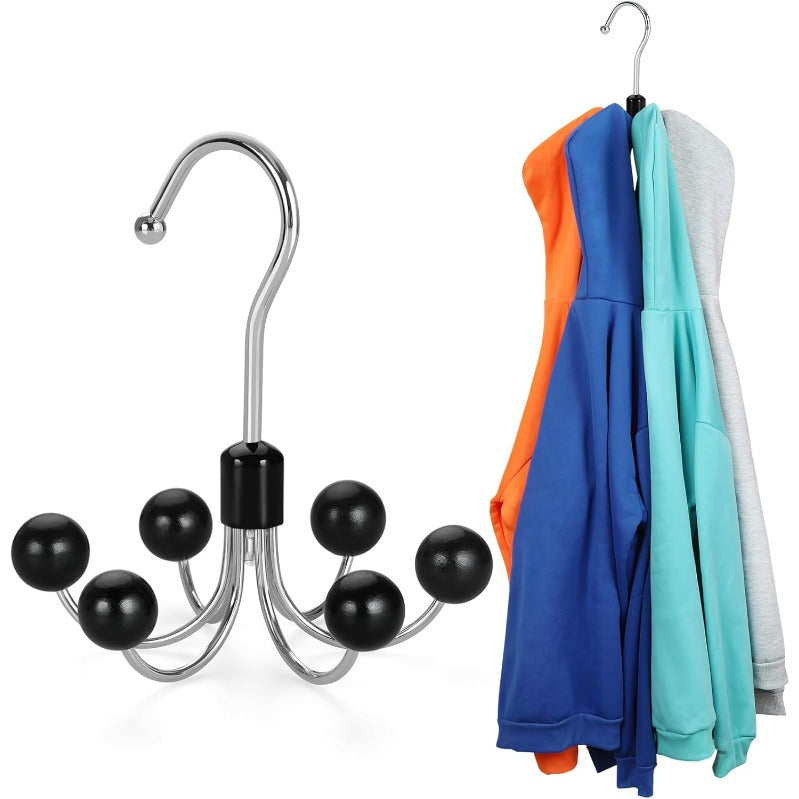 Rotating Closet Organizer for Handbags & Hoodies