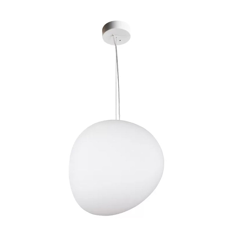 Elegant White Glass Pendant Light