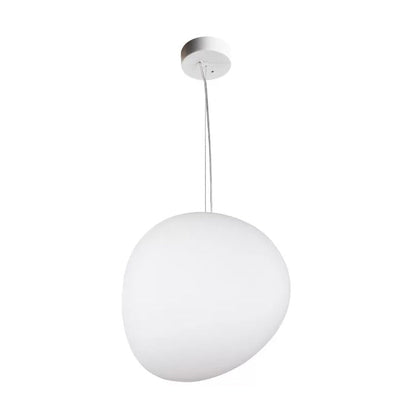 Elegant White Glass Pendant Light