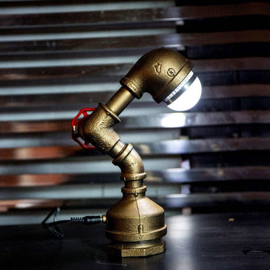 Vintage Metal Table Lamp with Adjustable Arm - Fesara