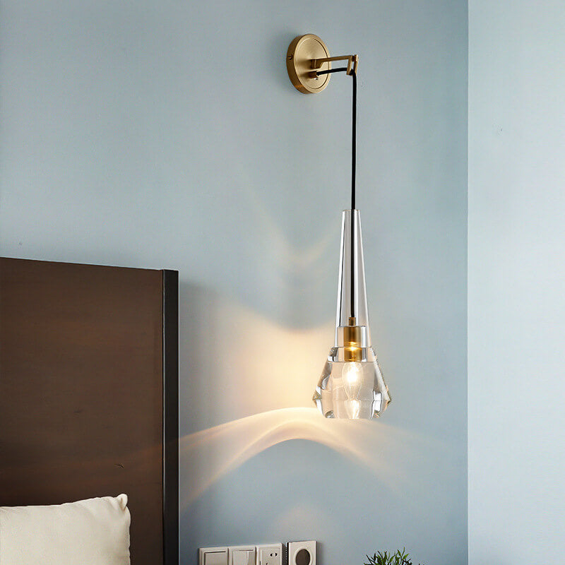Elegant Glass Hanging Lamp - Fesara