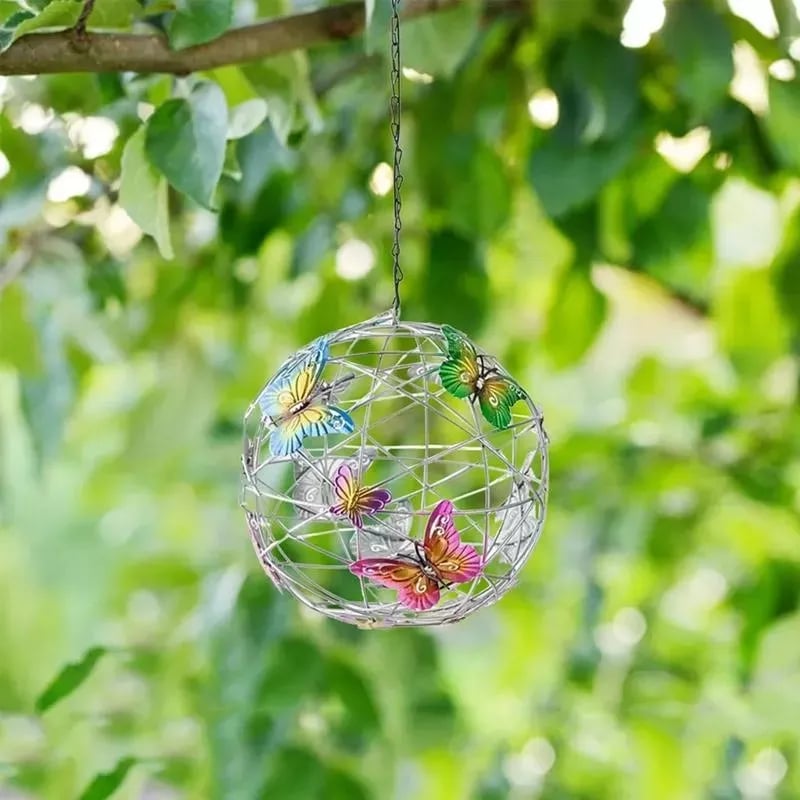 Colorful Garden Solar Butterfly Lamp