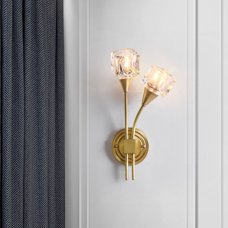 Elegant Double Blossom Wall Lamp