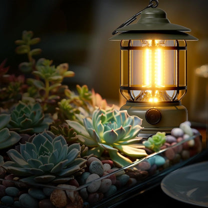Portable Vintage LED Outdoor Lantern