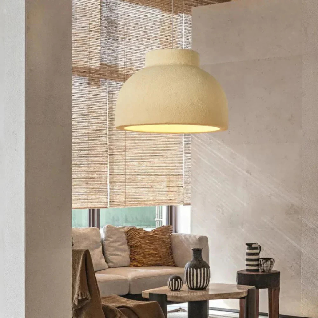 Simple White Pendant Ceiling Light