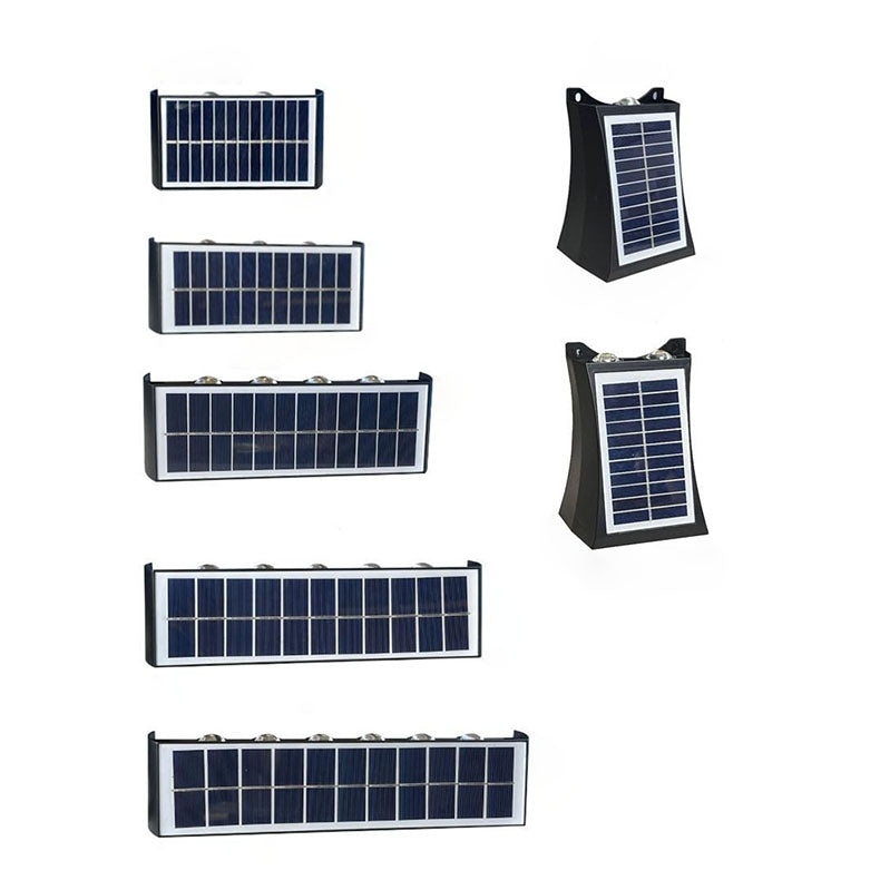 Outdoor Solar LED Wall Light Waterproof Rectangle Lamp