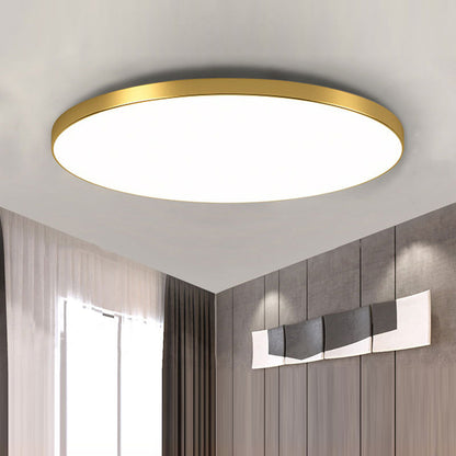 Sleek Circular LED Ceiling Fixture Indoor Home Lighting