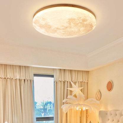 Simple Round White LED Ceiling Light Fixtures