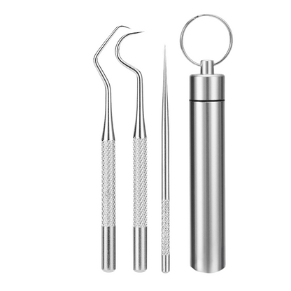 Dental Cleaning Tool - Stainless Steel Pick & Scraper