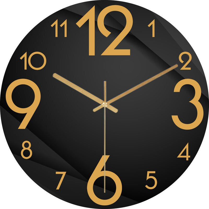 Modern Slim Large Wall Clock