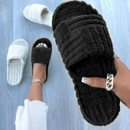 Plush Fuzzy Slippers for Home