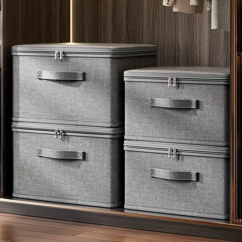 Durable Plastic Stackable Storage Container for Home