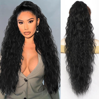 Natural Wave Ponytail Hair Wig