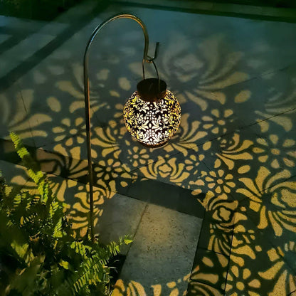 Solar Powered Outdoor Hanging Lamp