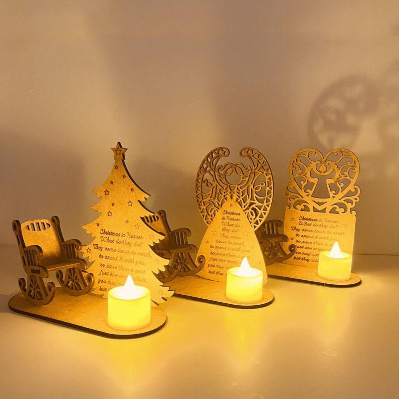 Wooden Christmas Tree Decorations