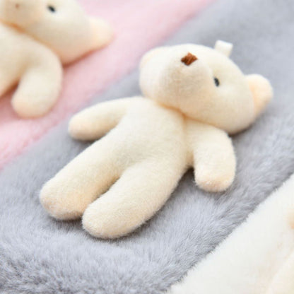 Cuddly Teddy Soft Plush Scarf for Kids and Adults