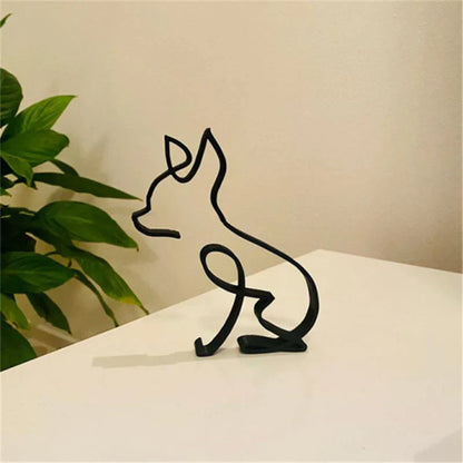 Pet Dog Figurine Home Decor Statue
