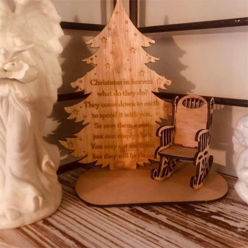 Wooden Christmas Tree Decorations