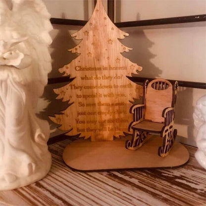 Wooden Christmas Tree Decorations
