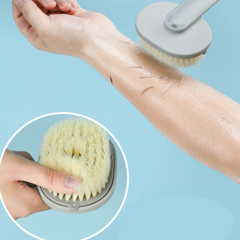 Extendable Bathroom Brush with Long Soft Handle