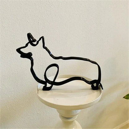 Pet Dog Figurine Home Decor Statue