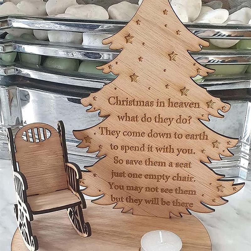 Wooden Christmas Tree Decorations