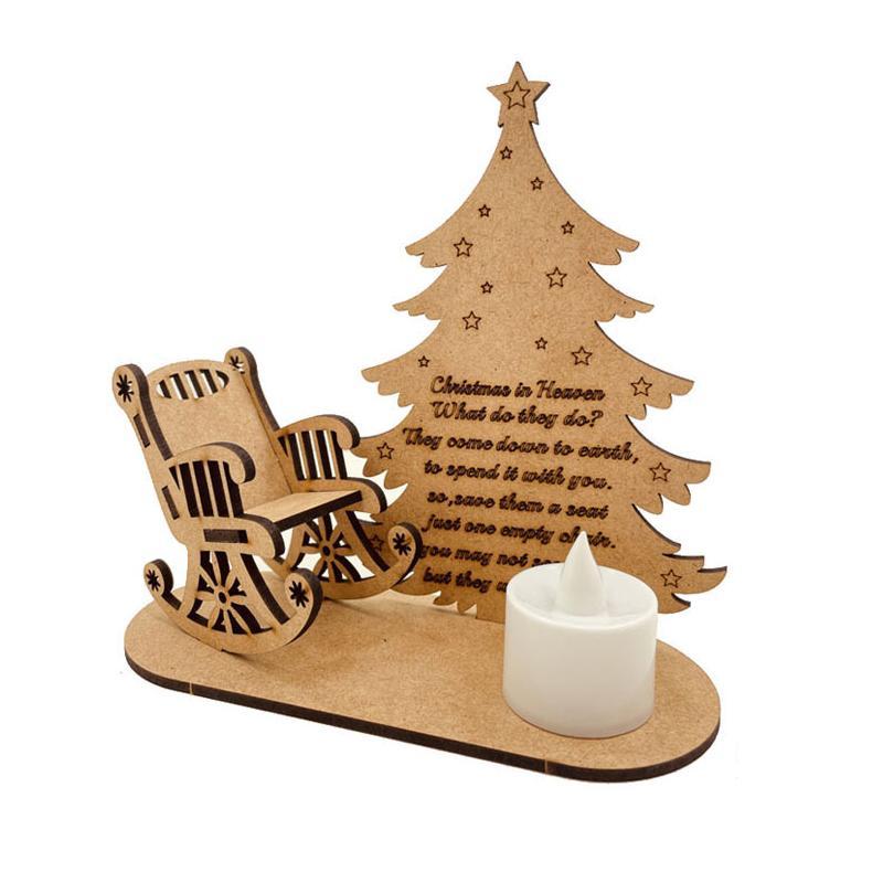 Wooden Christmas Tree Decorations