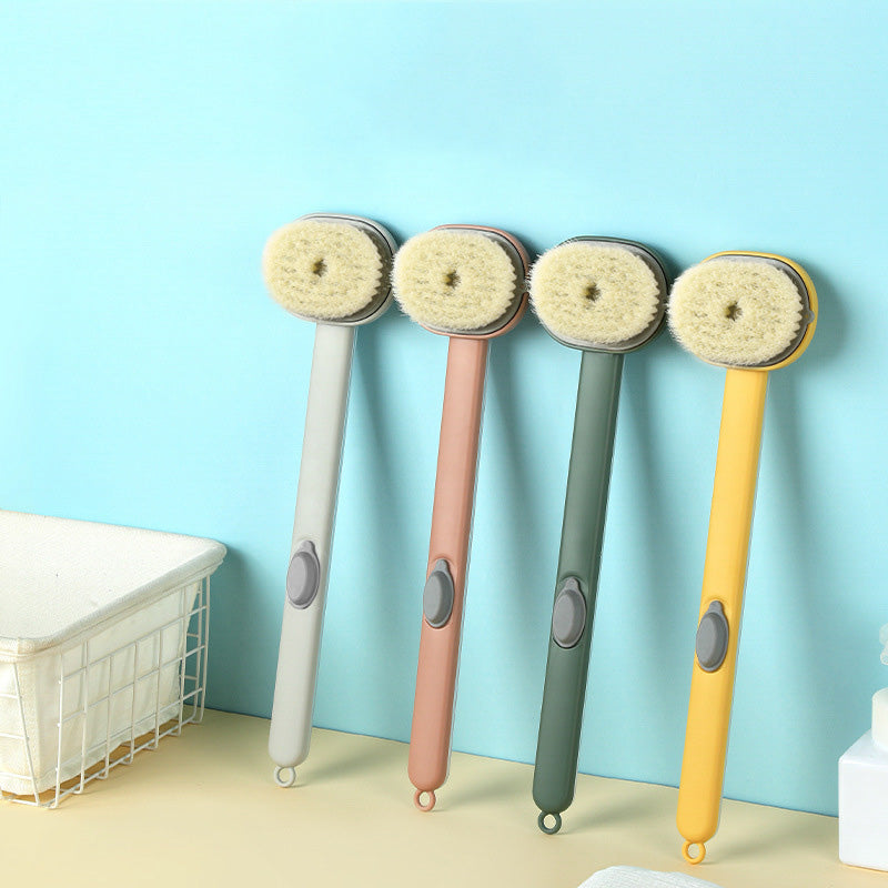 Extendable Bathroom Brush with Long Soft Handle
