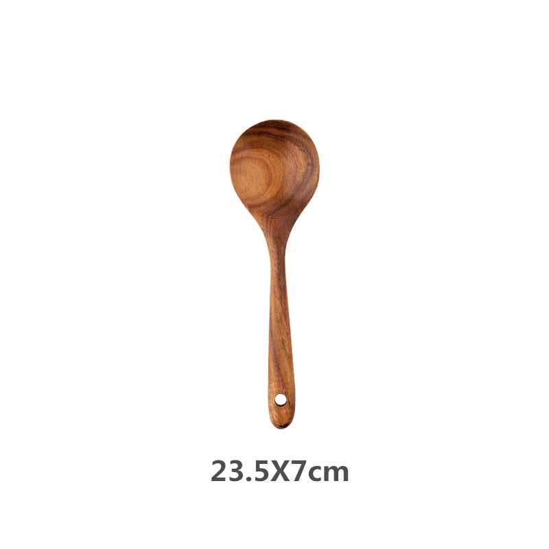 Natural Teak Wooden Utensil Set