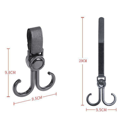 Fesara | Universal Stroller Clips for Diaper Bags