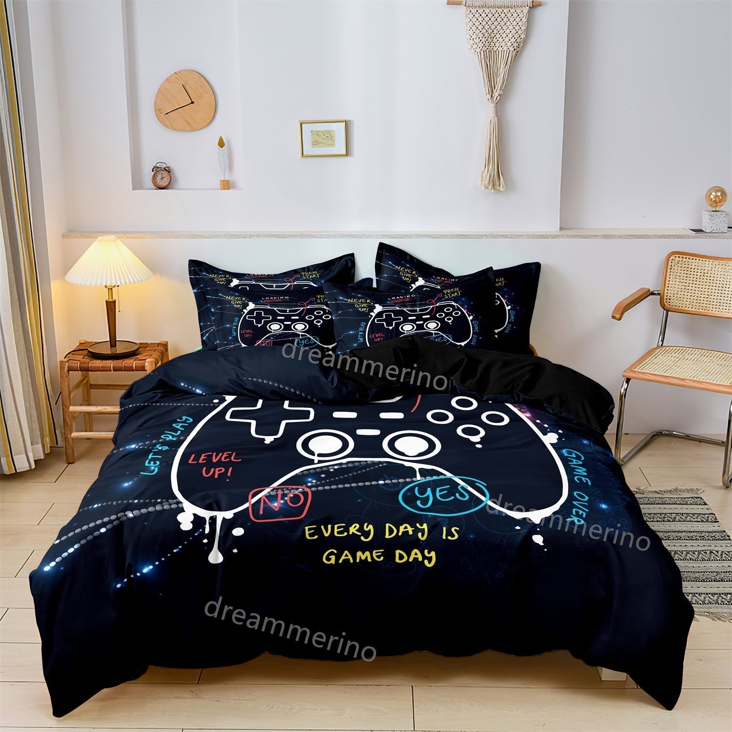 Gamer Bedroom Comforter Set - Fesara