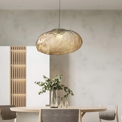 White Fluffy Cloud Hanging Light