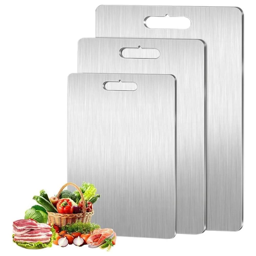 Durable Stainless Steel Kitchen Cutting Board