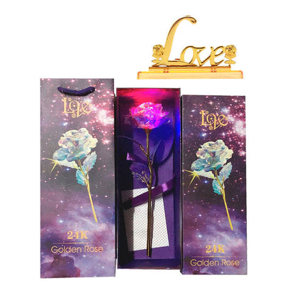 Sparkling Love Rose Night Light