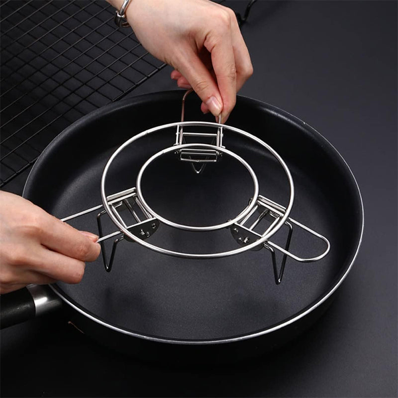 Premium Metal Food Steamer Rack Stand